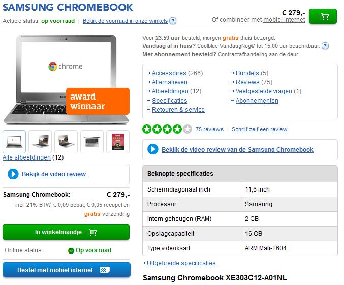 chromebook coolblue