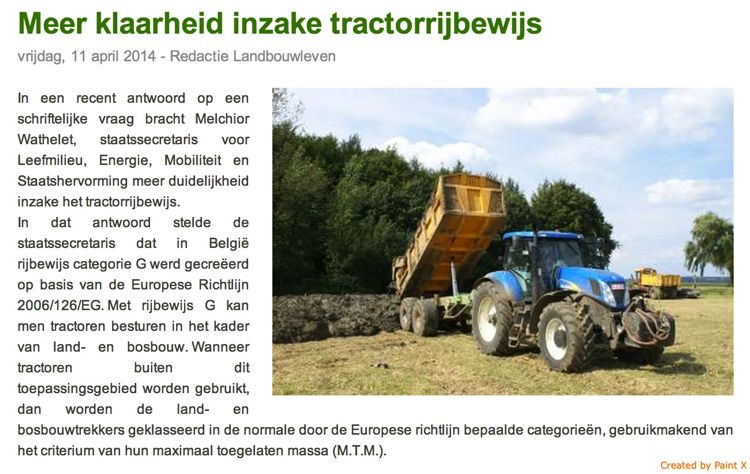 tractor landbouwleven