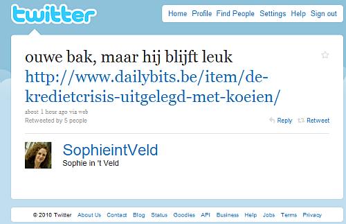 twitter Sophie in 't Veld