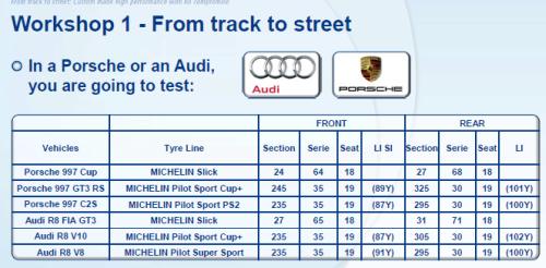 Michelin Pilot Performance days Estoril