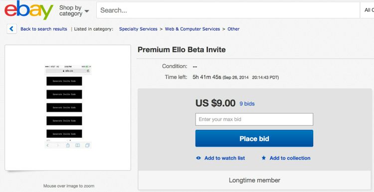 Premium_Ello_Beta_Invite___eBay