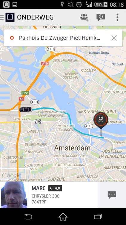 Uber black amsterdam
