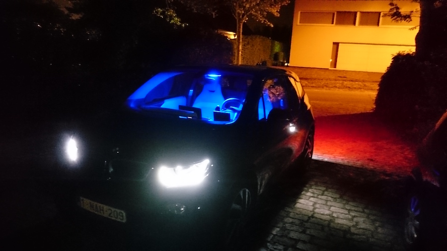 BMW I3 nacht