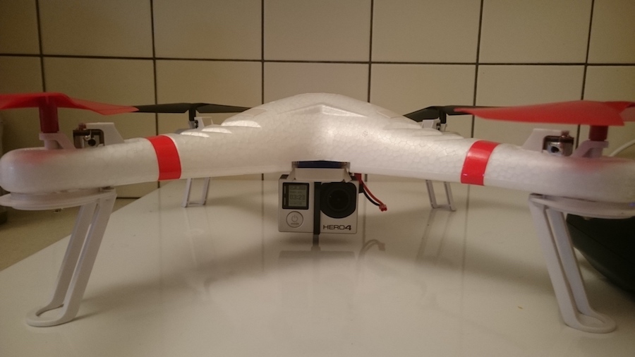 Wltoys V353 drone with gopro hero4